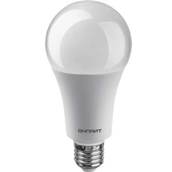 Лампа светодиодная Е27 25W нейтральный белый свет 4000К A60 Онлайт 61954 (503916)