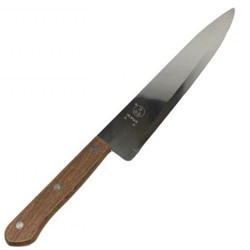 Нож кухонный 23см 666 с деревянной ручкой /D05/