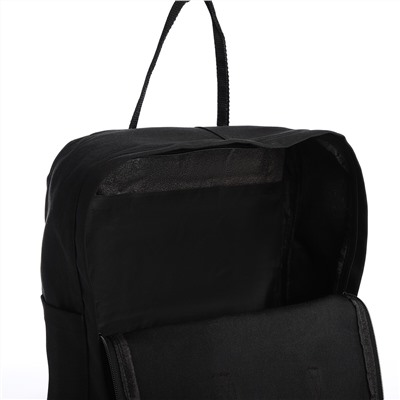 Рюкзак школьный текстильный anime girl, 38х27х13 см, цвет черный NAZAMOK