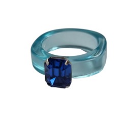 Модное кольцо из эпоксидной смолы, арт.008.232