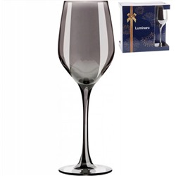 Набор бокалов 6шт для вина 270мл Селест сияющий графит P1565 1/2