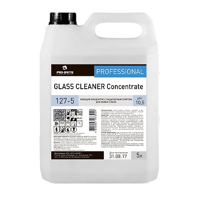 GLASS CLEANER Concentrate Моющий концентрат для стёкол и зеркал 5л