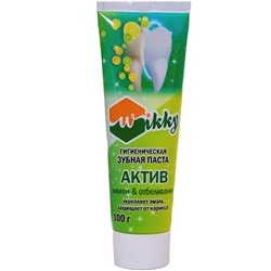 Паста зубная Wikky 100гр Актив лимон+отбеливание 1/72