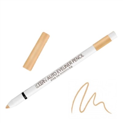 L’ocean Водостойкий автоматический карандаш для глаз / Auto Eyeliner Pencil #06, Twinkle Beige, 0,5 г