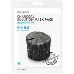БВ Lebelage маска для лица тканевая Charcoal 25г 652789