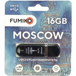 Флешка FUMIKO MOSCOW 16GB черная USB 2,0