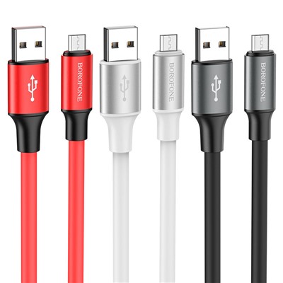 Кабель USB для зарядки Micro 1,0м 2,4A BX82