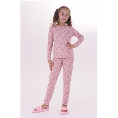 Детская пижама-термокомплект для девочки "Уют" длинный рукав
