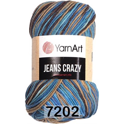 Пряжа YarnArt Jeans Crazy (моток 50 г/160 м)