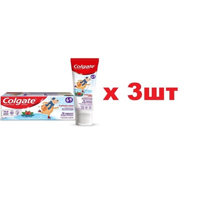 Colgate зубная паста детская 60мл Клубника-мята от 6-9лет