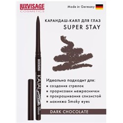 LUXVISAGE Kagal syper stay Карандаш механический для глаз dark chokolate.