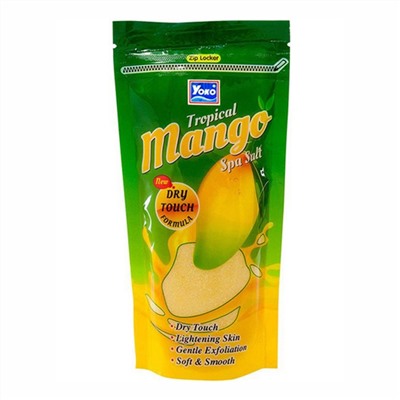 Siam Yoko Солевой скраб для тела c экстрактом тропического манго / Mango Spa Salt, 300 г