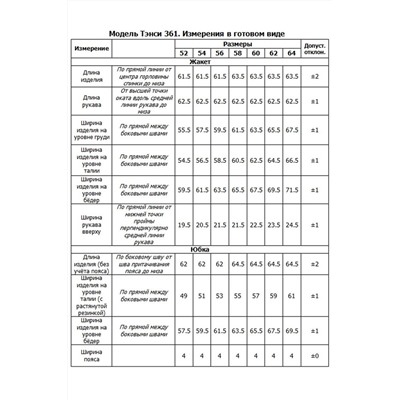 Tensi 361 джинсовый, Юбка,  Жакет