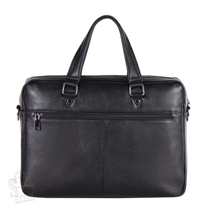 Портфель мужской кожаный 2094BSH black Heanbag