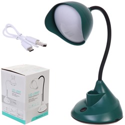Светильник настольный Sweet-Lamp LED 10*32см USB изумруд (615-286)