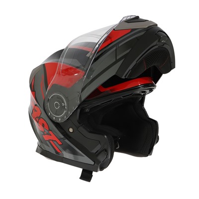 Шлем модуляр с двумя визорами, размер M (57-58), модель - BLD-160E, черно-красный