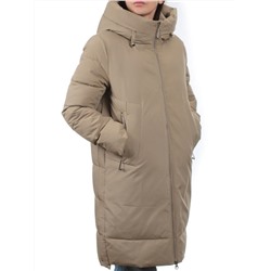 822 DK. BEIGE Пальто зимнее женское (холлофайбер 200 гр.)