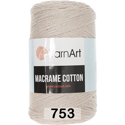 Пряжа Yarnart Macrame Cotton (моток 250 г/225 м)