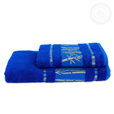 Комплект полотенец Бамбук ярко-синий Арт Дизайн