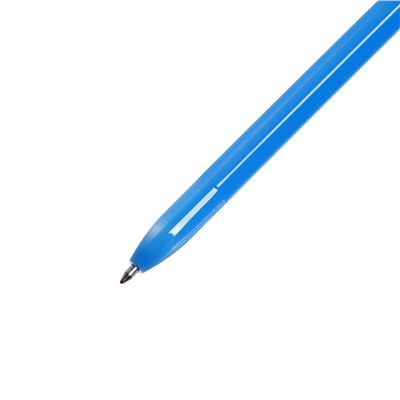Набор ручек, шариковых 12 штук, стержень 0.7 мм, синий, корпус неон Calligrata