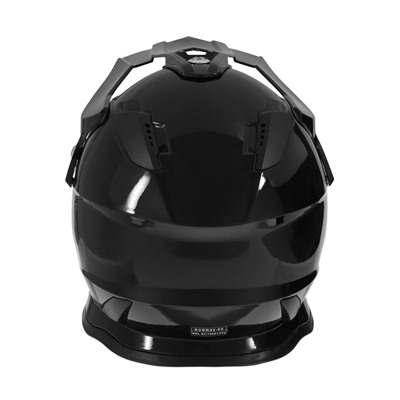 Шлем кроссовый, размер XXL (61), модель - BLD-819-7, черный глянцевый