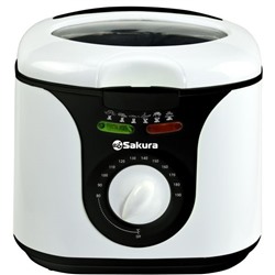 Фритюрница эл. 1300Вт 2,0л SAKURA SA-7669BK