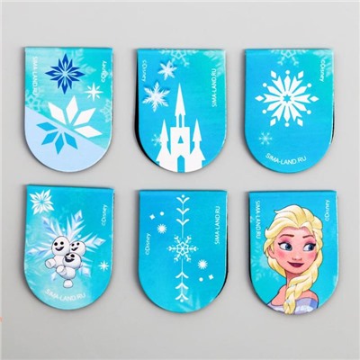 Открытка с магнитными закладками Frozen, Холодное сердце, 6 шт.