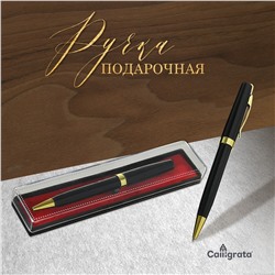 Ручка шариковая, подарочная, в пластиковом футляре, поворотная, Calligrata