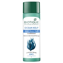 Шампунь против выпадения волос с океаническими водорослями 190мл Biotique