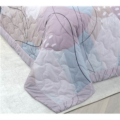 Набор для сна с одеялом и стегаными наволочками Абстракция перкаль Текс-Дизайн