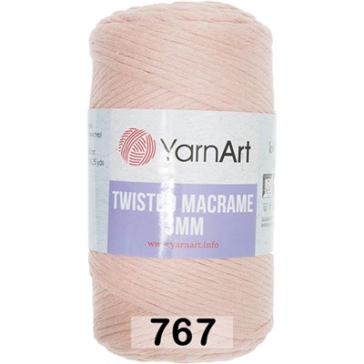 Пряжа Yarnart Macrame Twisted 3 Mm (моток 250 г/195 м)