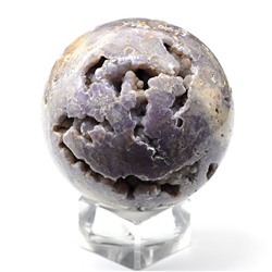 Шар из халцедона виноградного, диаметр 60мм, 263г