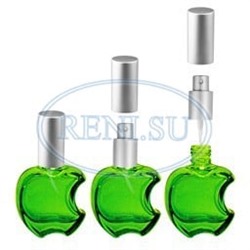 Эпл (15 мл) зеленый + Металл микроспрей 13/415 (серебро)
