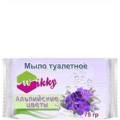 Мыло Wikky Альпийские цветы 75гр 1/90