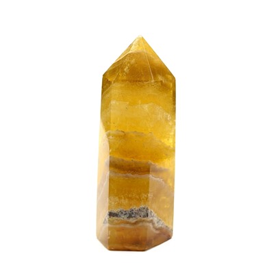 Кристалл из флюорита желтого "Карандаш" 27*24*71мм, 88г