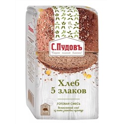 Готовая хлебная смесь Хлеб 5 злаков, 0.5 кг