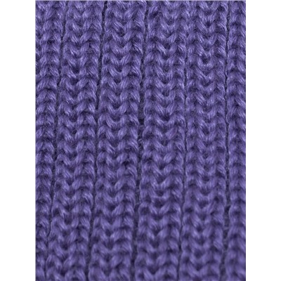Шапка женская весна-осень Леся (Цвет фиолетовый), размер 54-58, шерсть 50%