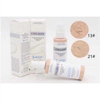 Enough Увлажняющий тональный крем 3 в 1 №21 / Collagen Whitening Moisture Foundation, 100 мл