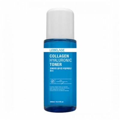 Lebelage Тонер для лица коллагеновый с гиалуроном / Collagen Hyaluronic Toner, 300 мл