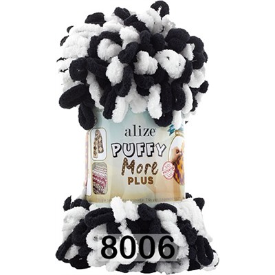 Пряжа Alize Puffy More Plus (моток 250 г/11 м)