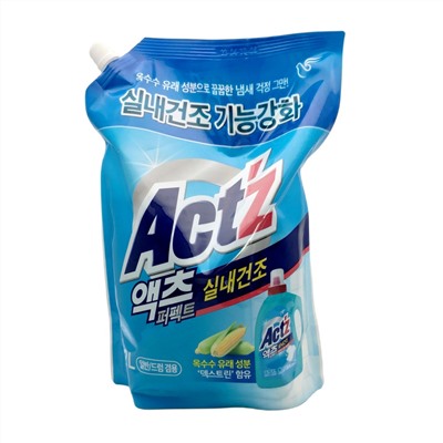 PIGEON Концентрированный гель для стирки белья запаска / ACT'Z Perfect Indoor Dryness, 2200 мл