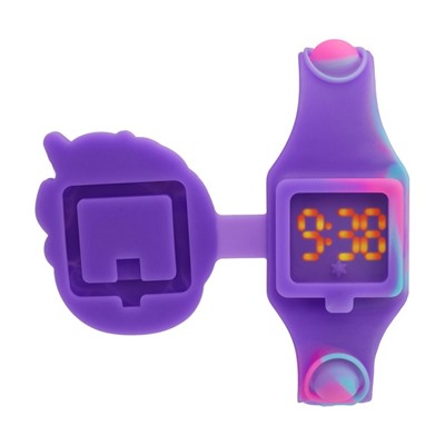 Часы наручные электронные, детские, "Единорог", ремешок pop-it, l-22.5 см