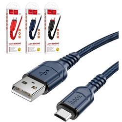 Кабель USB для зарядки Micro 1,0м 2.4А HOCO X59