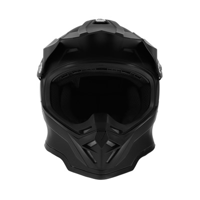 Шлем кроссовый, размер L (59-60), модель - BLD-819-7, черный матовый