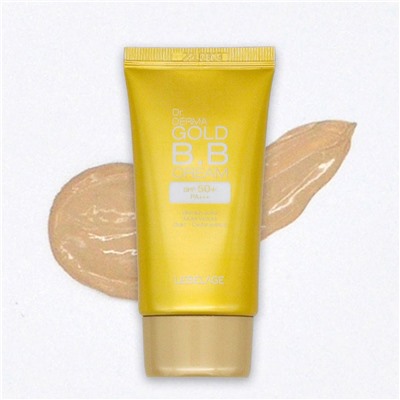 Lebelage BB-крем увлажняющий с золотом / Dr. Derma Gold BB Cream Spf 50+ Pa+++, 30 мл