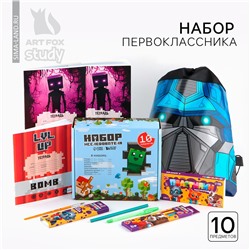 Набор первоклассника с мешком для обуви 10 предметов ArtFox STUDY