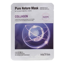 БВ Anskin Secriss маска д/лица ткань Collagen 25г 920073/792052