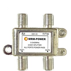 Разветвитель на 3TV под F-разъем MRM-POWER MR-01-03 /Г