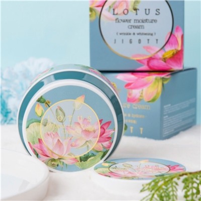 Jigott Увлажняющий крем для лица с экстрактом лотоса / Lotus Flower Moisture Cream, 100 мл