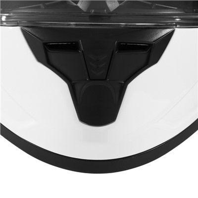 Шлем интеграл с двумя визорами, размер M (57-58), модель BLD-M67E, белый глянцевый